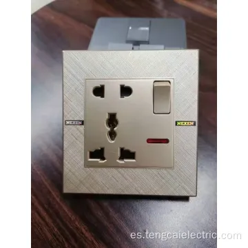 Toma de interruptor de luz de pared de Bangladesh 5 Pin